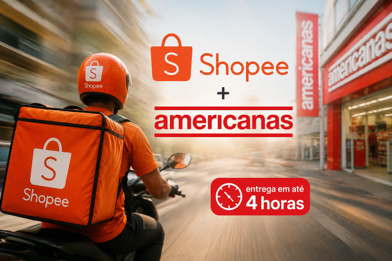 Shopee e Americanas apostam em entregas de até 4 horas